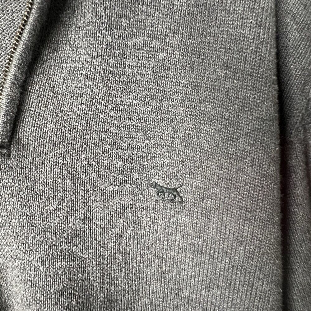 Rodd &‎ Gunn Sweater Mens Small Gray Cotton Knit Quarter Zip Pullover Casual - Picture 4 of 15